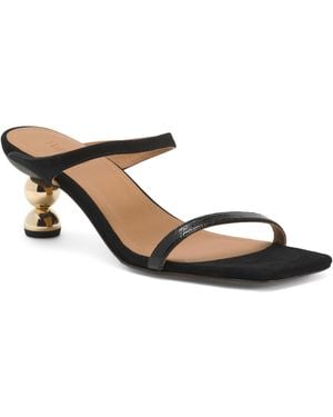 TJ Maxx Suede Ali Sandals For Leather/Suede - Black