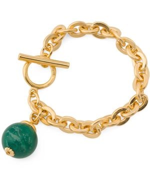 TJ Maxx Stone Chain Link Bracelet - Metallic