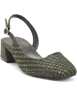 TJ Maxx Wide Jayla Low Heels For - Metallic
