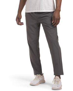 TJ Maxx Drawstring Pull On Pants For Polyester - Gray
