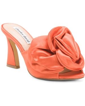 TJ Maxx Kimchi Heeled Sandals For - Orange