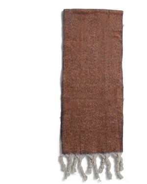 TJ Maxx Two Tone Chunky Tassel Scarf For Acrylic - Brown