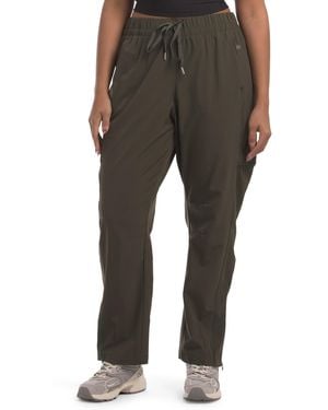 TJ Maxx Woven Hike Pants With Pockets, Spandex/Polyester - Multicolor