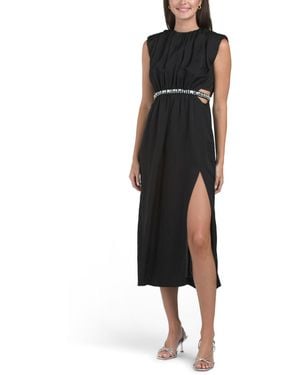 TJ Maxx Jeweled Midi Dress For - Black