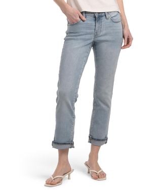 TJ Maxx Mid Rise Sweet Cropped Jeans For Cotton/Polyester - Blue