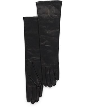 TJ Maxx Leather Gloves With Cashmere Lining For Leather/Cashmere - Black