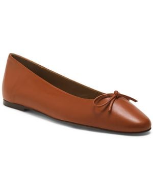 TJ Maxx Leather Bodil Flats For - Brown