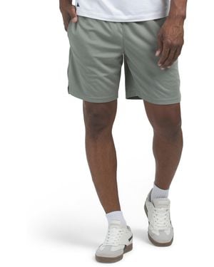 TJ Maxx Mesh Icon Shorts For Polyester - Gray
