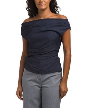 TJ Maxx Aven Top For Polyester/Rayon - Blue