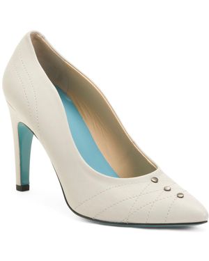 TJ Maxx Narrow Leather Marzio Heels For - White