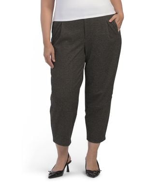 TJ Maxx Plus Ab Solution Balloon Barrel Pants For Spandex/Polyester/Rayon - Gray