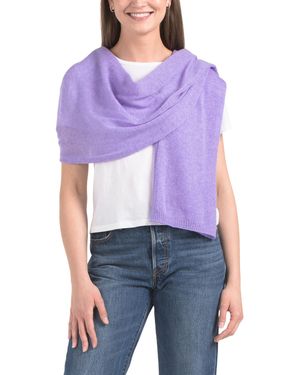 TJ Maxx Cashmere Essential Mini Travel Wrap Scarf For - Purple