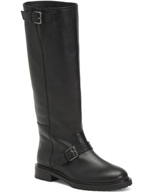 TJ Maxx Leather Noemi Biker Knee Boots For - Black