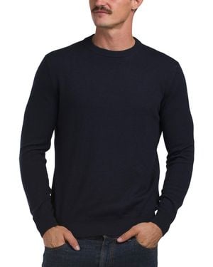 TJ Maxx Extrafine Merino Wool Long Sleeve Crew Neck Pull Over Sweater For - Blue