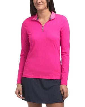 TJ Maxx Upf 50 Sense Half Zip Jacket For - Pink