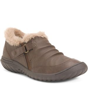 TJ Maxx Heather Flats For Leather - Brown