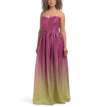 TJ Maxx Audrina Gown For Nylon/Polyester - Purple