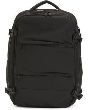 TJ Maxx Nylon Sport Workbook Backpack With Shoe Compartment For - Black
