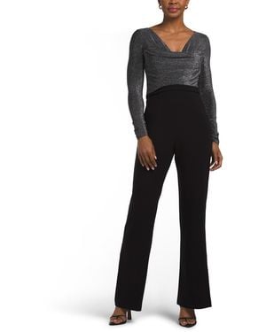 TJ Maxx Rafaela Color Block Jumpsuit For Nylon/Spandex - Black