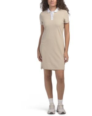 TJ Maxx Pique Mini Dress For Nylon/Cotton/Polyester - Natural