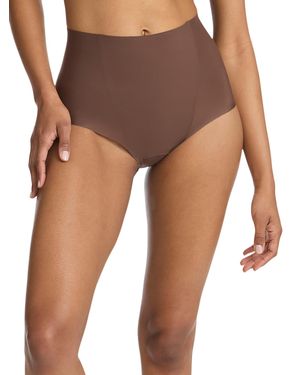 TJ Maxx Zone Smoothing Briefs For Nylon/Cotton - Brown