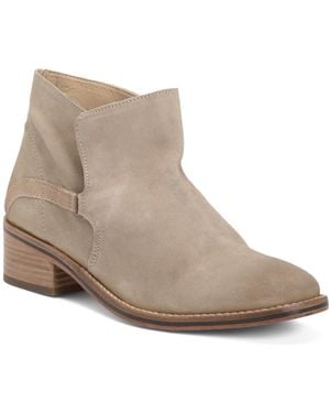 TJ Maxx Suede Casp Ian Booties For - Natural