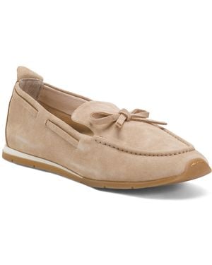 TJ Maxx Suede Moccasin Loafer For Leather/Suede - Natural