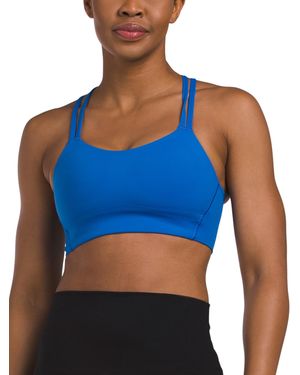 TJ Maxx Butter Soft Molded Cup Goddess Bra Top, Spandex/Polyester - Blue