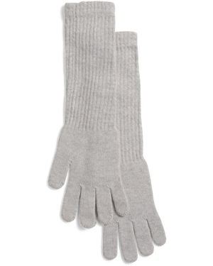 TJ Maxx Cashmere Long Gloves For - Gray