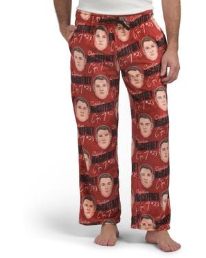 TJ Maxx 49Ers Christian Mccaffrey Fleece Lounge Pants For Polyester - Red