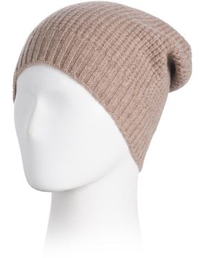 TJ Maxx Cashmere Plush Waffle Stitch Beanie For - White