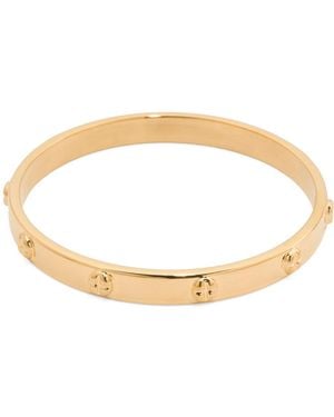 TJ Maxx 14Kt Screw Stamp Bangle Bracelet For - White