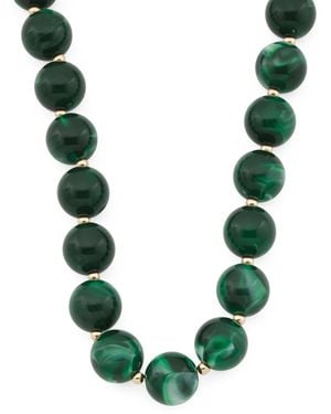 TJ Maxx Plated Lola Bead Necklace - Green