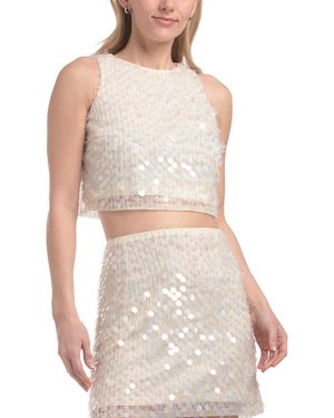 TJ Maxx Nancy Top For Polyester - White