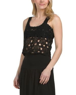 TJ Maxx Beverly Tank Top For Acrylic - Black