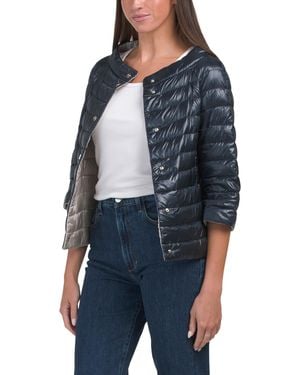 TJ Maxx Reversible Puffer Coat - Blue