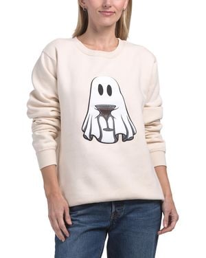TJ Maxx Espresso Martini Ghost Sweatshirt For Cotton/Polyester - Natural