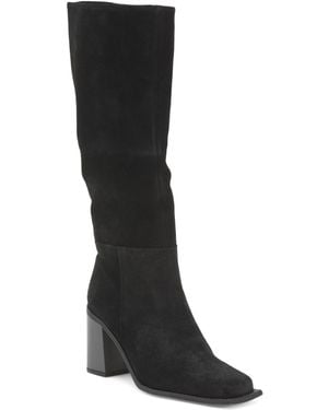 TJ Maxx Suede Highness High Shaft Boots For - Black