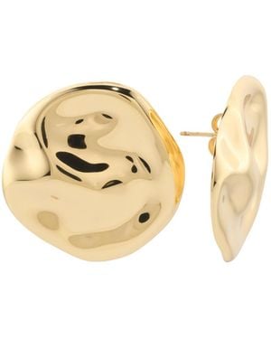 TJ Maxx Mindy Hammered Effect Earrings - Metallic