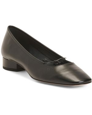 TJ Maxx Leather Darya Flats For - Black