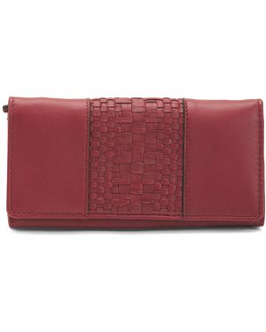 TJ Maxx Leather Wallet - Red