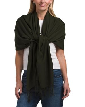 TJ Maxx Pashmina Scarf For Polyester/Viscose - Black