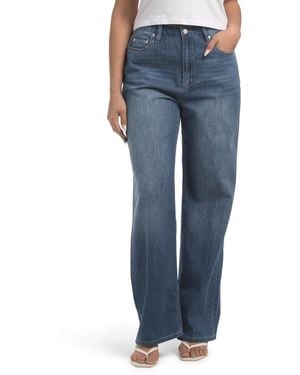 TJ Maxx Cloud Luxe Wide Leg Jeans For Cotton/Polyester - Blue
