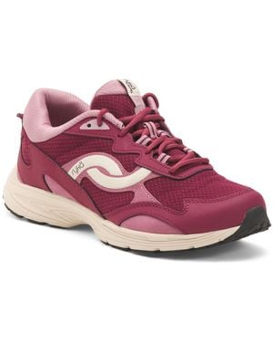 TJ Maxx Skyscape Walking Sneakers For Leather - Pink