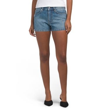 TJ Maxx Sina Denim Eco Rhinestones Shorts For Cotton - Blue