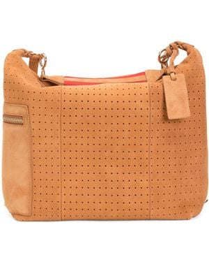TJ Maxx Suede Esme Convertible Bucket Bag For - Orange