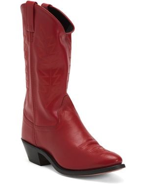 TJ Maxx Leather Western Boots For - Red