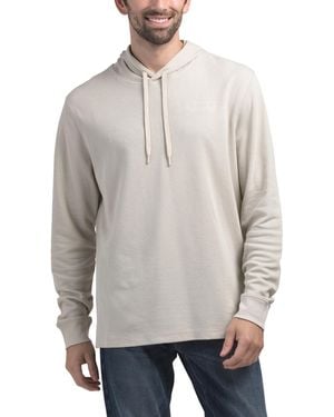 TJ Maxx One And Only Long Sleeve Hooded Thermal T-Shirt For Cotton/Polyester - Gray