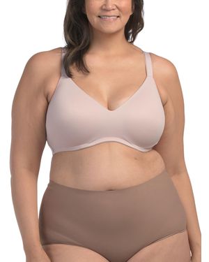 TJ Maxx Smooth And Sleek Wire-Free Bra For Nylon/Spandex - Pink