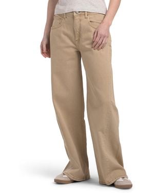 TJ Maxx Gracie Twisted Low Rise Jeans For Cotton - Natural